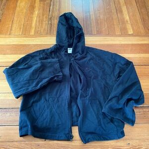NWOT Nike full zip black hoodie size medium